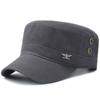 Chapéu Masculino Inverno Estilo Coreano Moda Beisebol Cap Verão ao ar livre Sun Hat Casual All-match Flat Cap Militar Cap