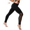 8155 Pantalones de Yoga Calados Leggings Europeos y Americanos Glúteos Absorción de Humedad y Control del Sudor Deportes Fitness Pantalones Ajustados de Punto