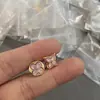 Pulseira de Quatro Flores V-Gold Edição de Luxo Pérola Branca Ouro Rosa Réplica de Luxo Leve Acabamento Fino Moda Feminina Joia Versátil