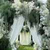 2026 Nueva Serie Blanca Accesorios de Flores para Bodas Juego de Decoración de Boda Materiales de Flores Color Claro Blanco Roto Arreglo Floral Artificial para Bodas