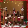 Calcetines de Navidad Nuevos Transfronterizos Gnomo Decoraciones de Madera Colgantes para Árbol de Navidad Fiesta Decoraciones para el Hogar