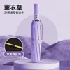 Sombrilla de sol totalmente automática, estilo business, de 10 varillas, con recubrimiento negro para protección solar, protección UV y doble propósito para días soleados y lluviosos; paraguas al por mayor