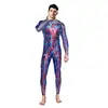 Novo Modelo de Halloween: Cosplay de Anatomia do Sistema Circulatório Humano Fantasia de Peça Única Slim-Fit Estampada Digitalmente para Performance de Palco