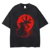 Camiseta Unisex Griffith Berserk Anime Camiseta Gráfica de Mangá Anime Harajuku Retro Hip-Hop Casual