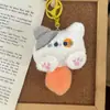 Celebridad de Internet Lindo Explosivo Peluche Gato de Cola Larga Llavero Colgante Muñeca Cupido Suave Accesorios para Colgar en Bolsos