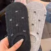 Meias Sapatilha Femininas para Primavera e Verão, Meias Invisíveis Finas de Algodão Puro de Corte Baixo, Antiderrapantes, com Calcanhar Antiderrapante, Meias Curtas Respiráveis de Malha