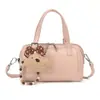 Bolso Tipo Bowling Simple y de Moda Estilo Coreano para Mujer 2026 Primavera Nuevo de Moda para Viajes Diarios Bolso de Hombro Cruzado