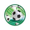 Juego de Vajilla con Temática de Fútbol del Mundial: Vasos de Papel, Platos de Papel, Servilletas de Papel, Mantel, Sombreros de Papel, Banderines Desplegables, Banderines Triangulares para Uso en Interiores