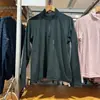 Suéter de mujer 26 otoño e invierno nuevo elástico de forro polar con media cremallera / Camiseta de manga larga de capa base ajustada 487596