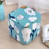 Kit de Materiales DIY para Lata de Leche en Polvo, Funda Casera para Sofá, Funda para Taburete, Cuadrada Moderna para Cambiar Zapatos, Patrón Simple de Dibujos Animados