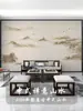 Decoración de Papel Tapiz Estéreo 3D Paisaje Chino Tela para Pared de Fondo de TV Papel Tapiz de Pintura al Óleo Decoración de Sala de Estar Tela para Pared Mural