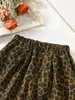 Pantalones largos de leopardo para niñas, nuevo estilo de otoño, pantalones casuales holgados para niños, pantalones con estampado vintage coreano, modernos y versátiles para niños pequeños