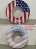 Bola de Praia Inflável para o Dia da Independência com Listras, Bandeira Nacional, Estrelas d'Água, Novos Produtos da Amazon