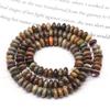Cuentas espaciadoras de ábaco de piedra natural, cuentas de rueda de cristal, accesorios de joyería para bricolaje, espaciador de pulsera, cuentas planas