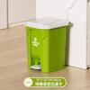 Cubo de Basura para Uso en Cocina del Hogar, Gran Capacidad con Tapa, Adecuado para Oficina y Áreas de Comedor, Papelera Sanitaria con Pedal, No Necesita Agacharse