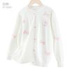 Casaco para meninas Cardigan Infantil Novos tricôs Vestido de outono Grande infantil Estilo ocidental Suéter fino Top para meninas Roupas infantis