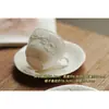 Juego de Tazas de Café Retro Jingdezhen Estilo Europeo Pequeña Taza de Cerámica de Lujo Creativo Pastoral Juego de Té de la Tarde Té Floral