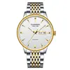 Nuevo Reloj Guanqin 16329 para Hombre Reloj Mecánico Totalmente Automático Acero Inoxidable Resistente al Agua Luminoso Reloj Casual para Hombre