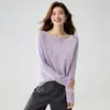 26 Otoño Nuevo Estilo Francés Suave Suéter de Punto de Cachemir Floral Tridimensional para Mujer, Hombros Caídos Holgado Suave