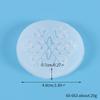 Molde de floco de neve de cola de gota de cristal DIY Molde para pendurar pingente de floco de neve Acessórios de joias artesanais DIY Molde de silicone