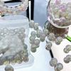 Cuentas redondas de vidrio degradado con sentido roto de jade de 10 mm, hechas a mano, para hacer joyas, anillos, pulseras y collares.