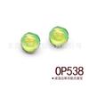 F136 Titanio Borde Ondulado Gelatina Aobao Clavo de Oreja Uña de Labio Aurora Aleación de Titanio G23 Joyería para Perforación Corporal Clavo de Hueso de Oreja