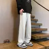 Pantalones Pesados de Primavera para Hombre Estilo Americano High Street Holgados Rectos Estilo Hong Kong Marca de Moda Deportivos Versátiles Casuales