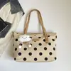 Bolso Tote de Lunares Nuevo 2026 para Mujer, Bolso de Hombro de Gran Capacidad para el Trabajo, Bolso de Mano Versátil de Nicho de Alta Gama