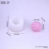 Molde de Silicona para Velas Aromáticas Redondas Irregulares Cubo Mágico Simple Estilo Ins Molde Decorativo de Yeso para Hornear Hecho a Mano