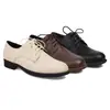 Nuevos zapatos europeos y americanos de primavera y otoño para mujer con cordones, punta redonda, de una sola capa, tacón cuadrado bajo, zapatos profesionales talla grande 40-43, zapatos de comercio exterior