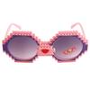 Gafas de sol de dibujos animados para niños parasol protector solar color caramelo niñas gato gafas de bebé juguetes al por mayor