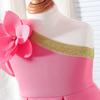 25 Comércio Exterior Transfronteiriço Europa e Estados Unidos Verão Novos Ternos para Meninas Vestido de Saia Tutu com Manga Voadora Infantil Acessórios para Cabelo