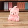 Oso Crema Lindo Oso Barriga Oso Micro Comida Juego DIY Pegamento Crema Resina con Casa de Muñecas Juguete de Escritorio Adornos