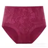 Ropa Interior de Modal para Mujer, Encaje de Cintura Media Sin Costuras, Entrepierna Suave de Algodón Puro, Serie de Colores Morandi, Sensación Sexy y de Alta Gama