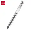 Deli 2053H Cuchillo de Utilidad Metal Pequeño Cuchillo Cuchillo para Papel Tapiz Pequeño Cortador de Papel Cuchillo de Tallado Pluma Cuchillo de Manualidades Estudiante de Arte