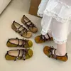 Sapatos rasos estilo retrô com laço e fivela dupla para mulheres, novo modelo 2026, sapatilhas Mary Jane planas versáteis