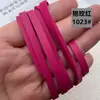 Material de felpa de un lado cordón de cuero gamuzado 5 mm felpa cordón de felpa de un lado imitación accesorios para joyería DIY un metro tira de cuero accesorios para pendientes