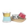 Tazas de Pudín de Papel de Aluminio Engrosado para Freidora de Aire Desechables Papel de Hornear de Grado Alimenticio para Barbacoa Tazas de Pastel de Papel de Aluminio Venta al por Mayor