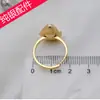 Anillo soporte para apertura de concha 925 plata semiacabado material anillo mujer accesorios perla plata soporte anillo soporte vacío