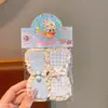 Pegatina de Flequillo de Velcro para Niñas Peine Organizador Domador de Cabello Rebelde a Cuadros Color Café con Leche Pinza para Cabello de Bebé Accesorios para el Cabello
