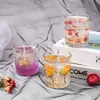 Velas de Vidrio de Aromaterapia, Velas Aromáticas Románticas, Cena Romántica a la Luz de las Velas para Propuesta, Velas de Gelatina para Fiesta de Cumpleaños, Día de San Valentín