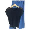 Moda Feminina Nova Estilo Europeu Outono e Primavera Malha Gelo Seda Vazada Top Estação Europeia Camisa Sem Mangas de Verão