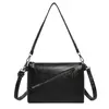 Bolso Cruzado de Hombro Sencillo y Elegante Transfronterizo para Mujer, Bolso Pequeño Cuadrado Versátil de Capas Múltiples para Viajes de Verano 2025