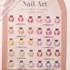 Acessórios de Nail Art Desenho de Joaninha Inseto Luminoso Cristal de Gelo Resina 3D Peças Pequenas Decorações de Unha Usáveis Brincos DIY