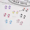 Nuevos Accesorios de Dibujos Animados de Resina Transparente Hielo 3D para Uñas DIY Pegamento de Crema Decoración de Funda de Teléfono Gatito Venta al por Mayor Gato Kt