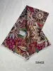 Tela Africana Grand Super Wax 6 yardas Tela Batik Africana con Chispas Doradas Suaves Tela para Ropa Africana