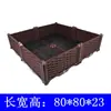 Maceta para Verduras de Hogar Balcón Rectangular Extra Grande Caja de Plantación para Exterior Caja para Verduras Maceta de Plástico para Flores para Hogar Jardinera
