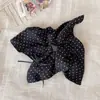Goma para el pelo grande de 35 cm para mujer, tela de color liso, simple y moderna, goma para el pelo tipo intestino de cerdo
