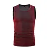 Nova moda simples de verão T-shirt brilhante AliExpress compra por atacado colete masculino sem mangas com bronzear ZT-YB02