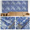 Papel Tapiz de Pared de Fondo para el Hogar Bohemio con Patrón Retro Pegatina de Pared Autoadhesiva Pegatina Impermeable a Prueba de Humedad Papel Tapiz de Decoración para Renovación